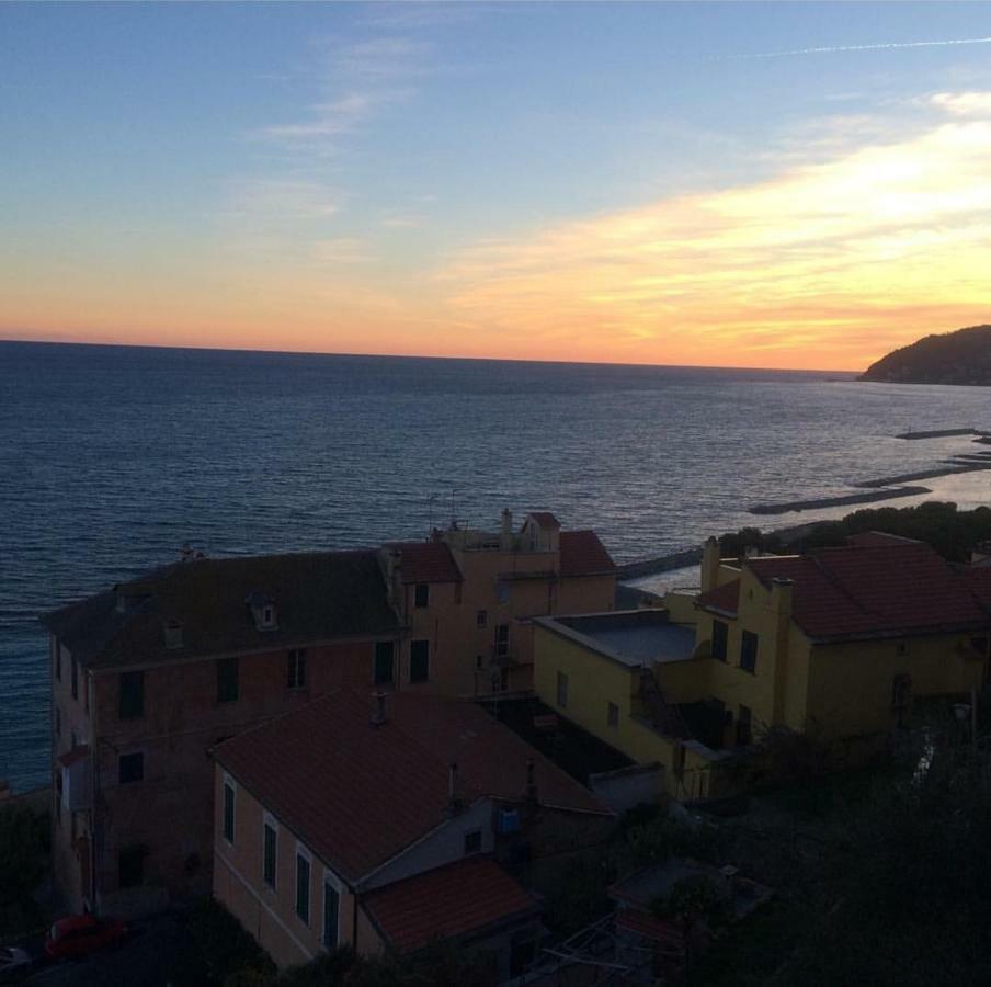 Appartamento Nel Borgo Con Splendida Vista Sul Mare Cervo Luaran gambar